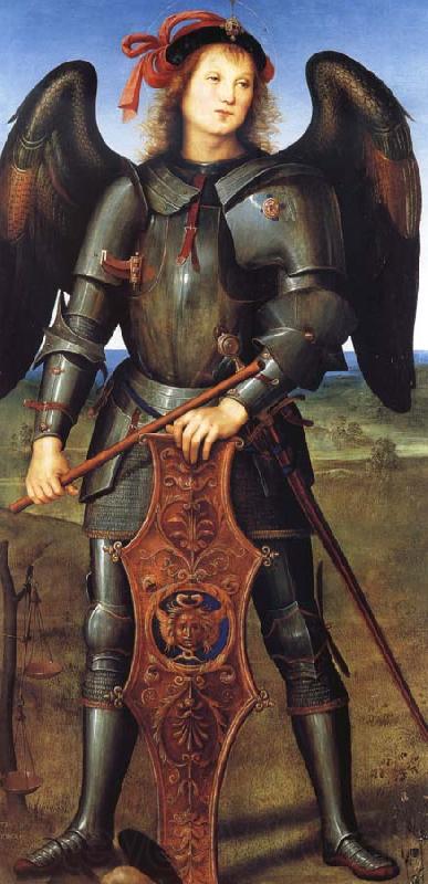 Pietro Perugino The Archangel Michael Norge oil painting art